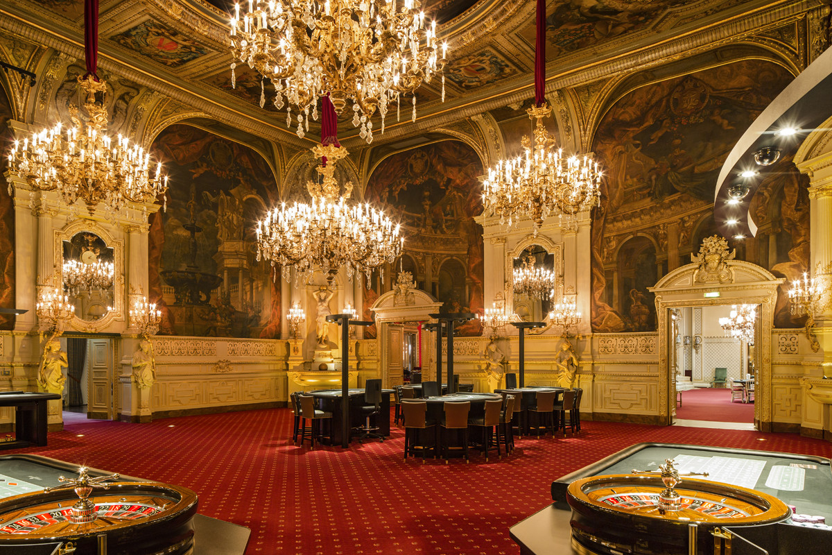 Historic Interior of Kurhaus Casino