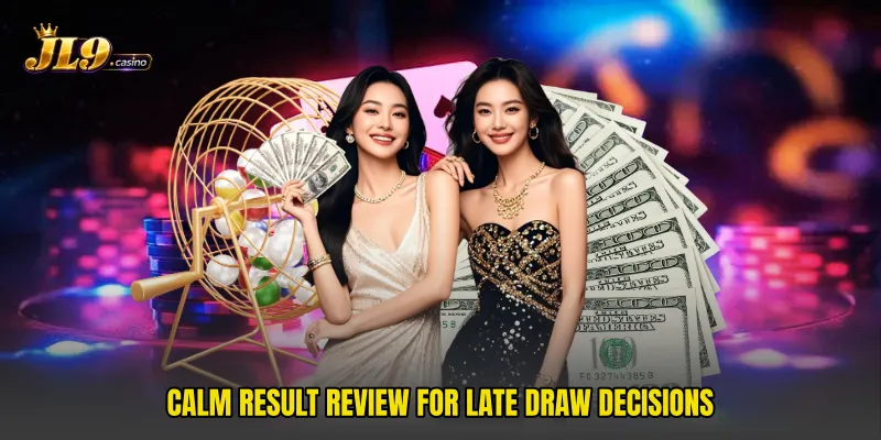 Calm result review for late draw decisions