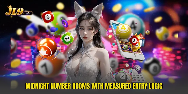 Midnight number rooms with measured entry logic